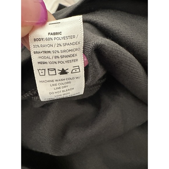 NEW Lalabu Simple Babywearing Black Soothe Shirt Tank Top Womens Sz XS X Small G - Picture 13 of 13